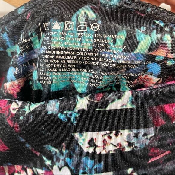 Nicole miller New York colorful patterned active leggings size medium - Picture 5 of 6
